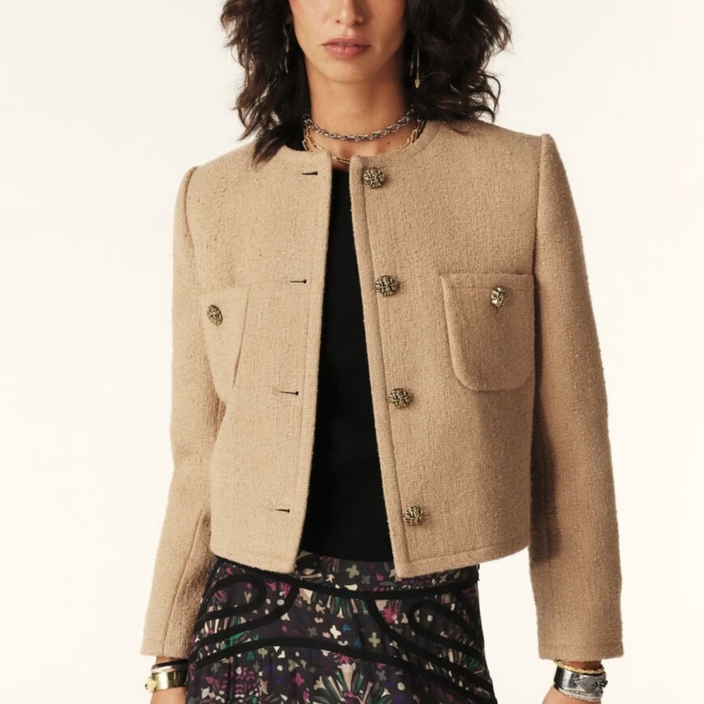 Ba&sh Camel Meredith Jacket